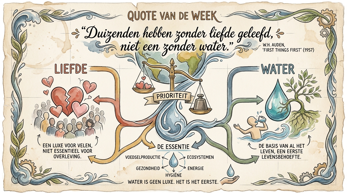 Water houdt niet van beloftes (week 37)